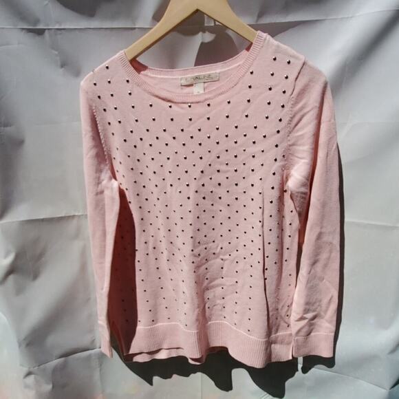 Emaline pink metal studded sweater - Picture 11 of 16
